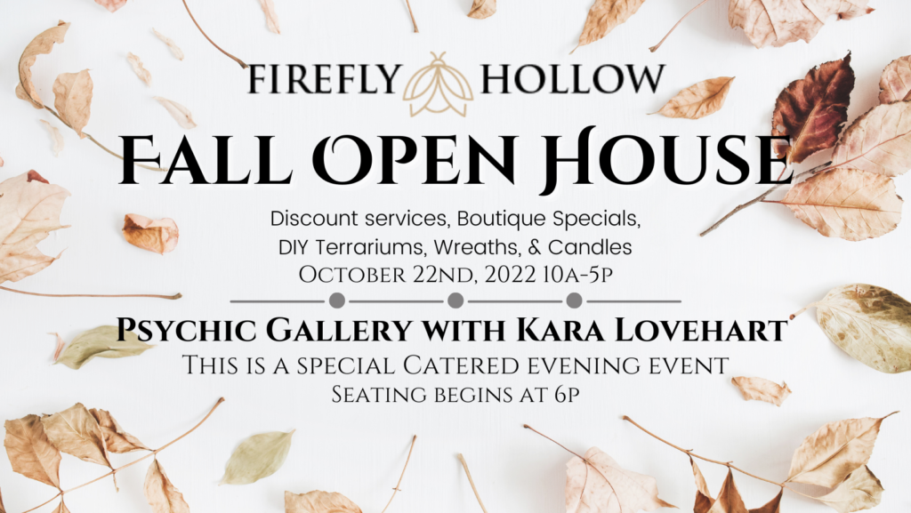 Firefly Hollow’s 5th Annual Fall Open House